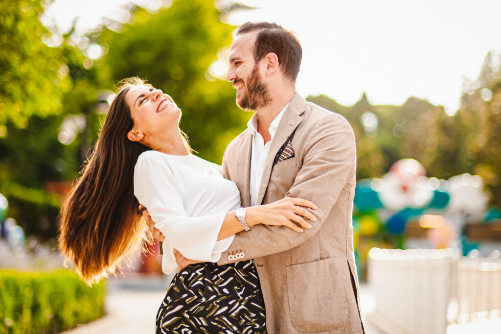 Fotografo di matrimonio creativo a Roma