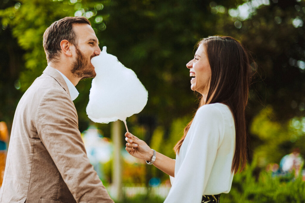 Fotografo di matrimonio creativo a Roma